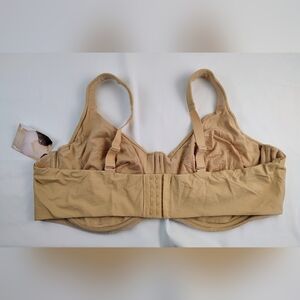 Free Shippibg 54 D Bra Comfort Choice Petal Underwire Beige 54DD Lined